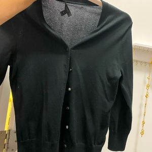 Black Jcrew cardigan